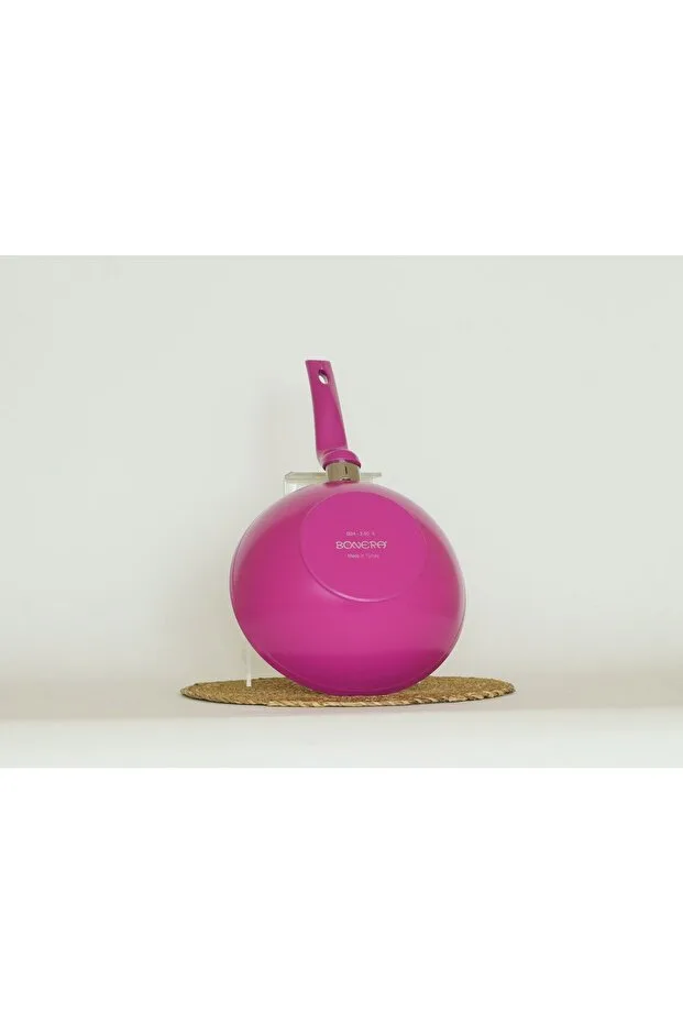 Bonera 24 Cm Fuşya Wok Tava