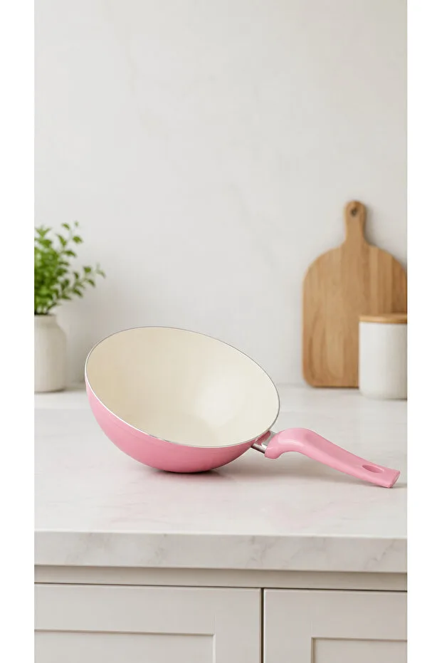 Bonera 24 Cm Pembe Wok Tava