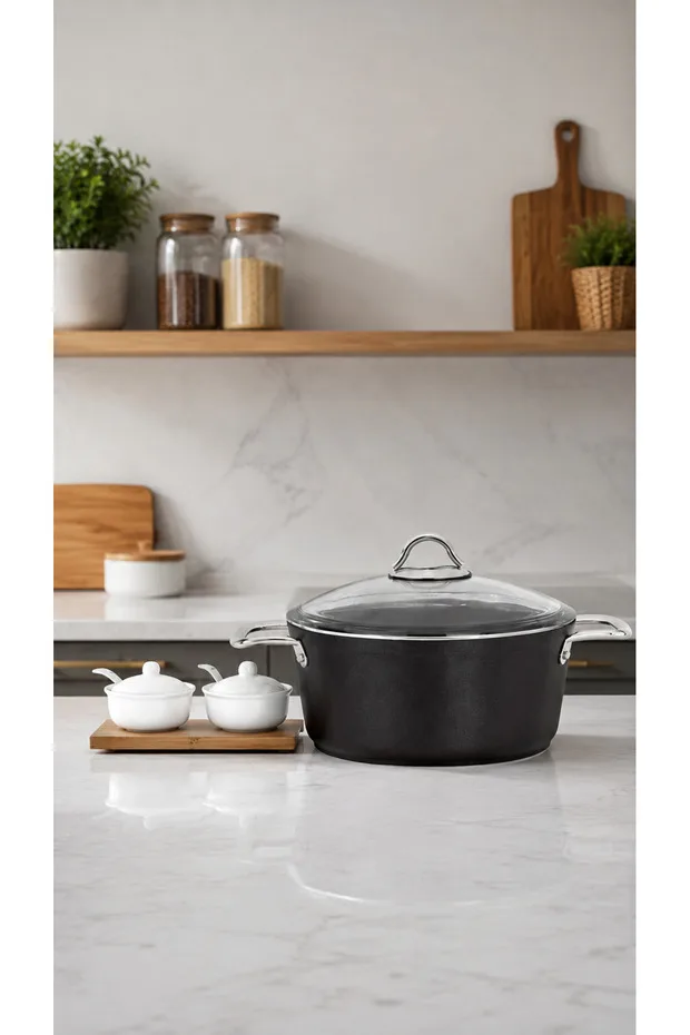 Bonera Pro-Plus 22 Cm Tencere Titanyum