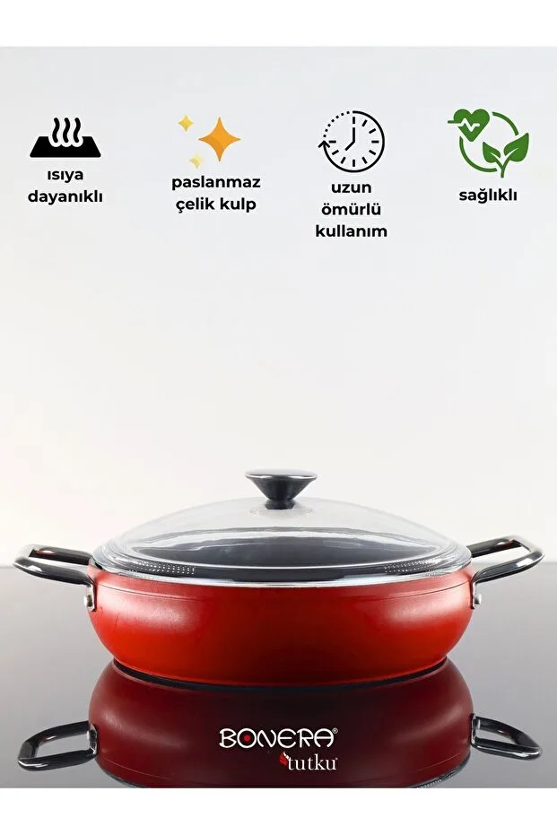 Bonera Pro-Plus 26 Cm Karnıyarık Kırmızı - Pro 1042