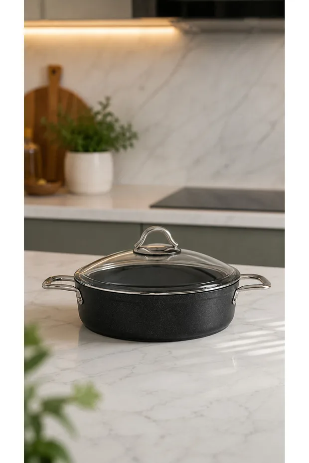 Bonera Pro-Plus 26 Cm Karnıyarık Titanyum - Pro 1042