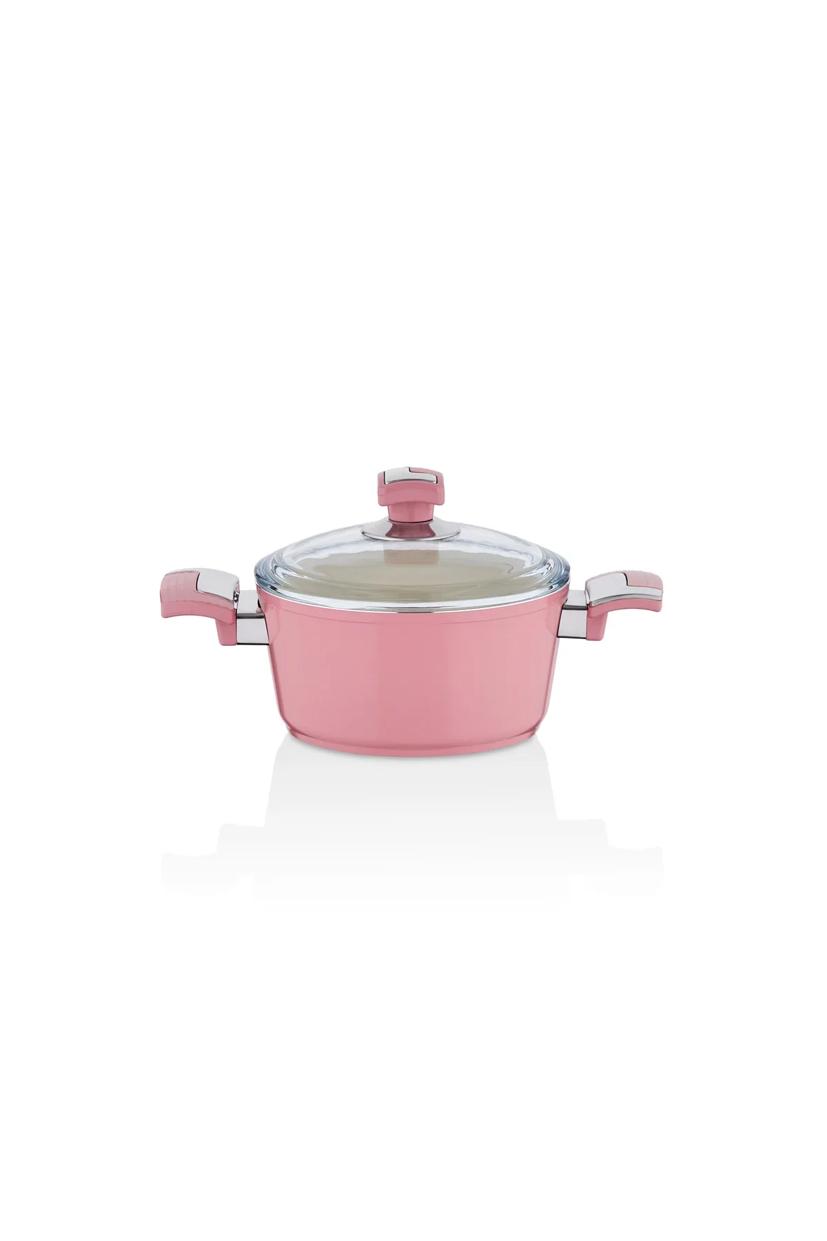 Bonera Seramik 18 Cm Derin Tencere Pembe