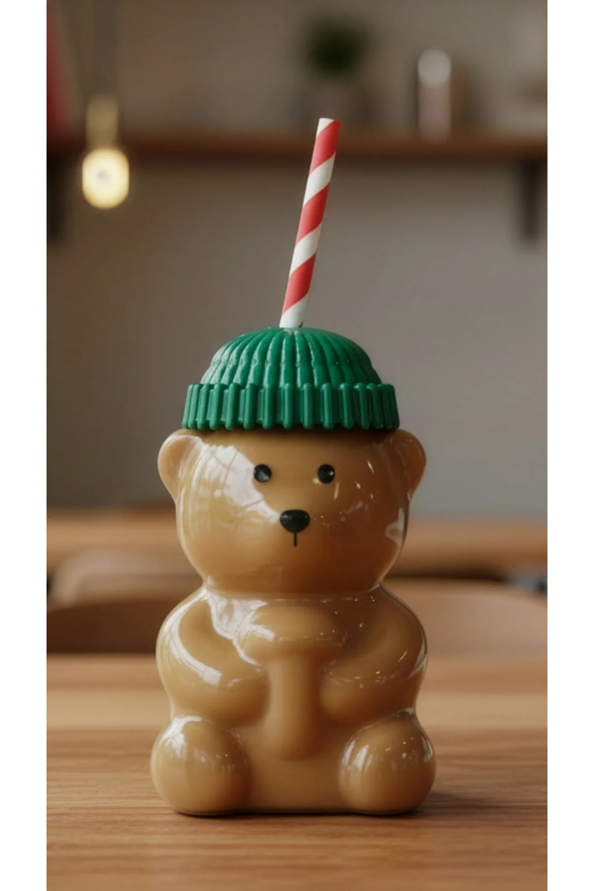 Cornella Bear Cam Barista Soğuk Ayıcıklı İçecek Bardağı 550 Ml