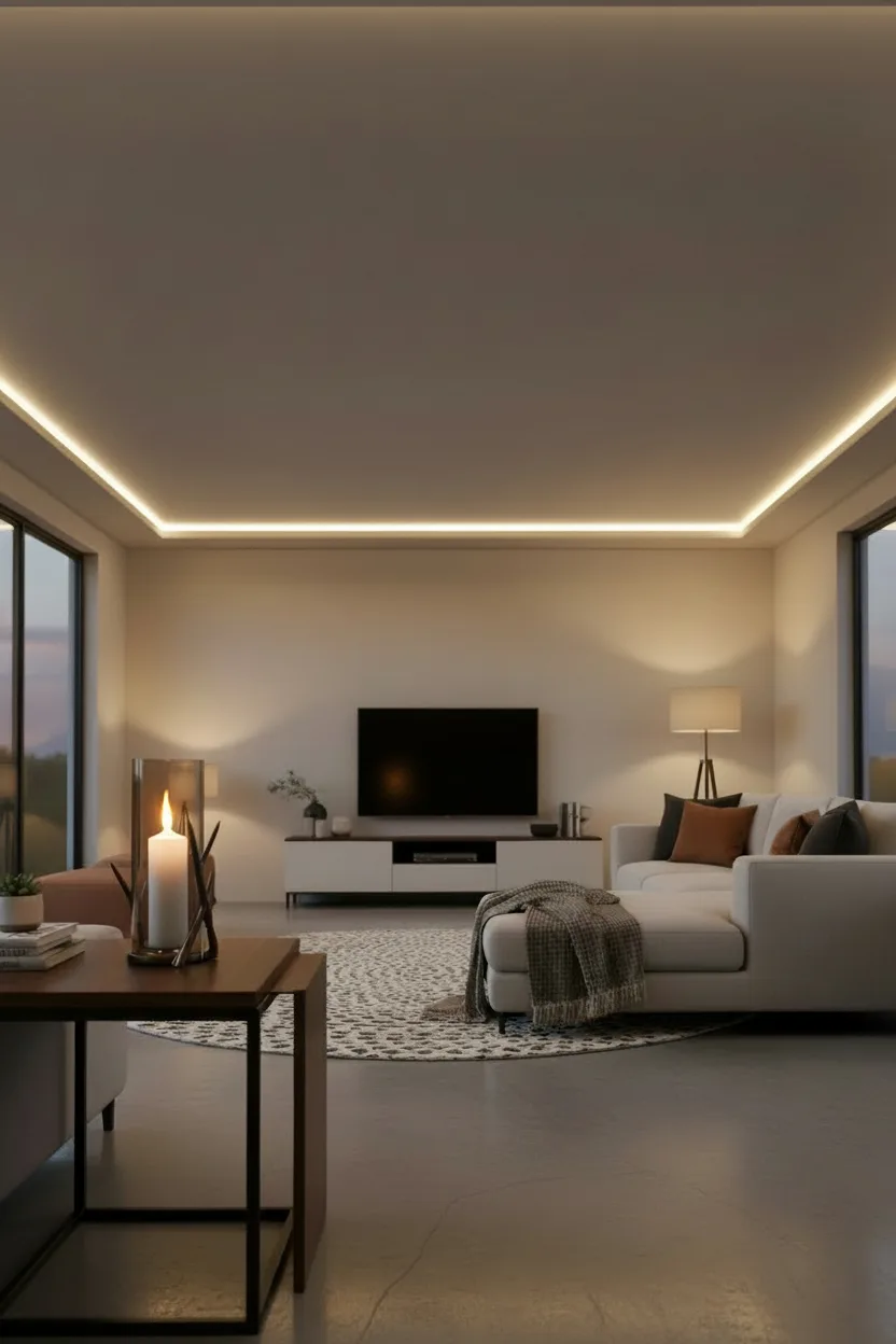 Cornella Gınger Saten Bronz Ayaklı Cam Vazo Küçük