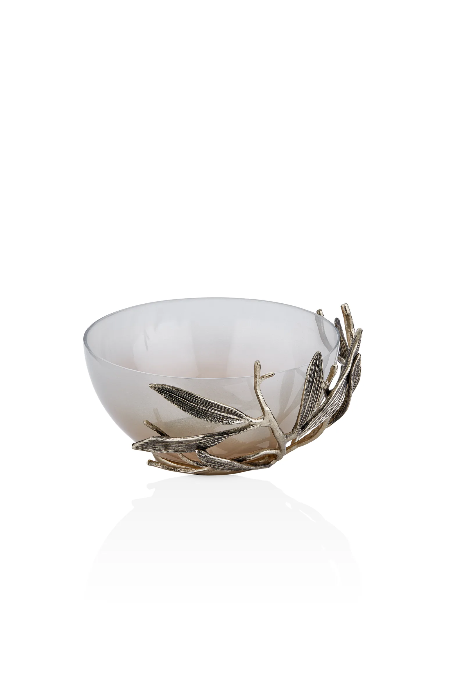 Cornella Ivy Antik Gold Detaylı Krem Ombreli Cam Meyvelik