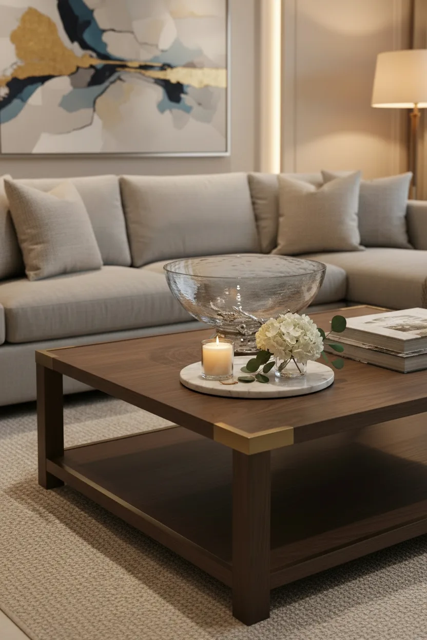 Cornella Oak Dekoratif Cam Ayaklı Meyvelik Silver Büyük