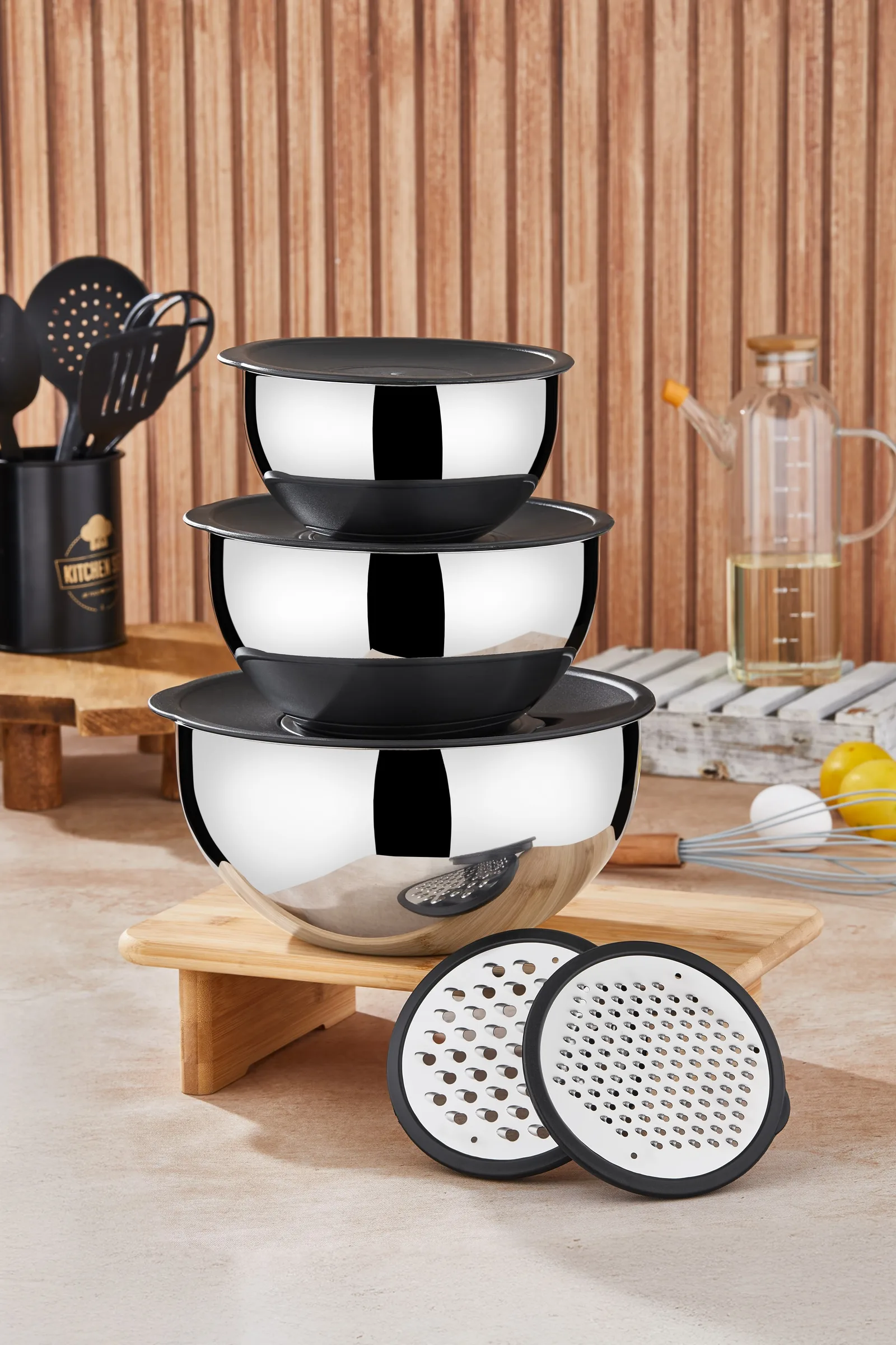 Taç Mixmaster 9 Parça Rendeli Karıştırma Ve Saklama Kabı